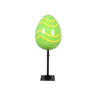 Easter Egg 60 cm w/Metal Plate (Stripe B)