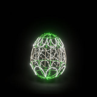 Easter Light Egg 3 (white Green)