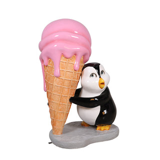 Penguin Carrying Ice Cream