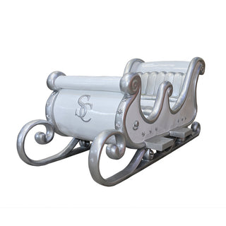 Santa Sleigh 4 Seater (White/silver)