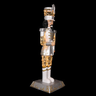 CHRISTMAS NUTCRACKER 9FT. (SILVER)