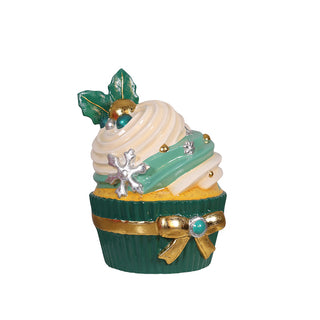 Christmas Cupcake Holly
