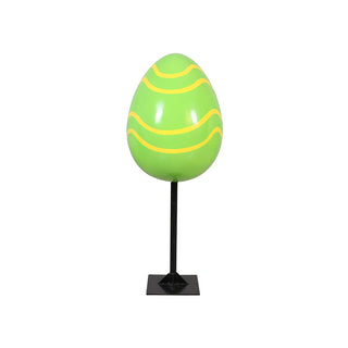 Easter Egg 60 cm w/Metal Plate (Stripe B)