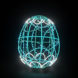 Easter Light Egg 4 (turquoise White)