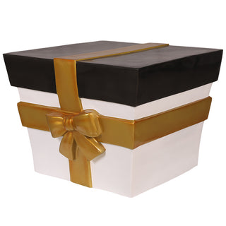 Christmas Parcel 60cm (White/gold)