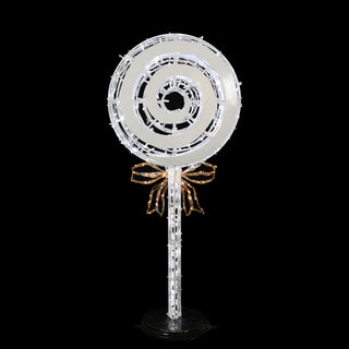 LOLLIPOP WITH RIBBON (COLD WHITE)