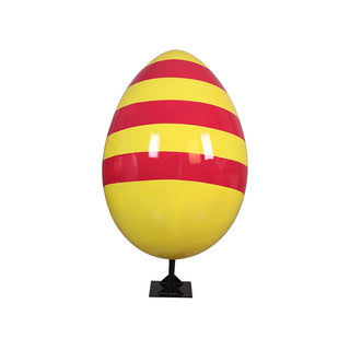 EASTER EGG 120CM WITH METAL PLATE (STRIPE B)