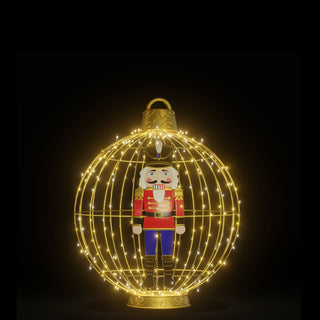 Christmas Ball "nutcracker" (warm White)