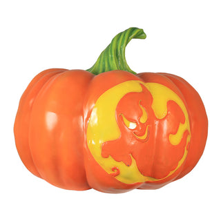 Ghost Pumpkin Lantern With Light